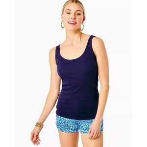 Women's Dark Blue Tank Top size L/XL NWT